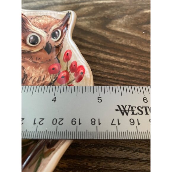 Owl Spoon Rest by Cracker Barrel, Vintage - Picture 7 of 7
